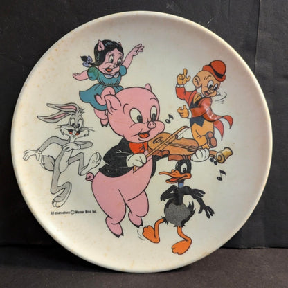 Vintage Lenox Ware Warner Bros Looney Tunes Melamine Plate St Louis MO