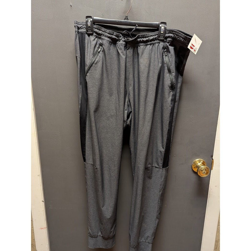 Zella Gray Activewear Track Jogger Pants Size Large NEW Athleisure
