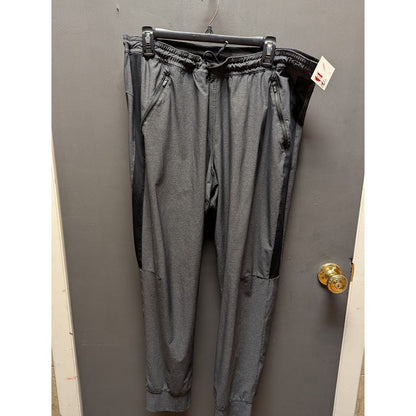 Zella Gray Activewear Track Jogger Pants Size Large NEW Athleisure
