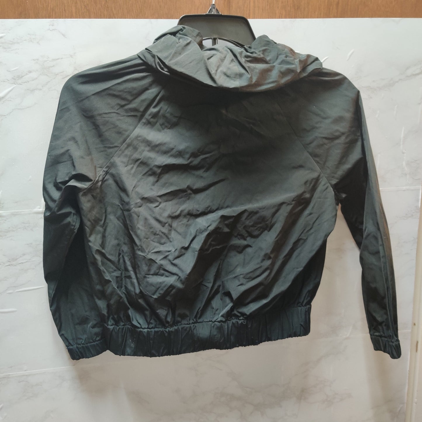 Moncler Black Hooded Lightweight Bomber Jacket 2xs WINDBREAKER