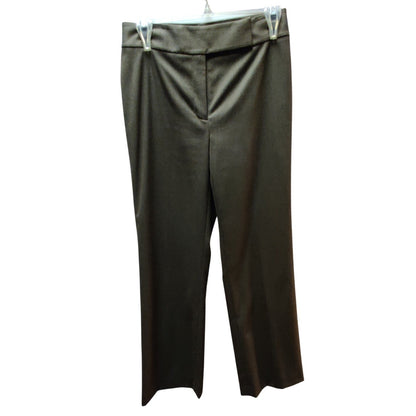 Alex Marie Brown Tapered Career Pants Petite Minimalist Professional Office 4P