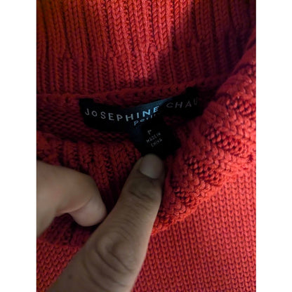 Josephine Chaus Size Small Petite Cowl Neck Sleeveless Sweater