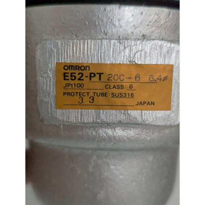 OMRON E52-PT 20C-6 6.4 JPt100 Class B Japan Temperature Sensor Thermocouple
