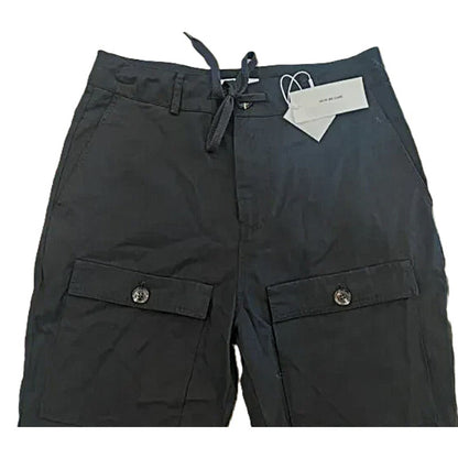 NWT Samsoe Sukari Trousers Cargo Utility Pants 11531 Sz Medium in Black