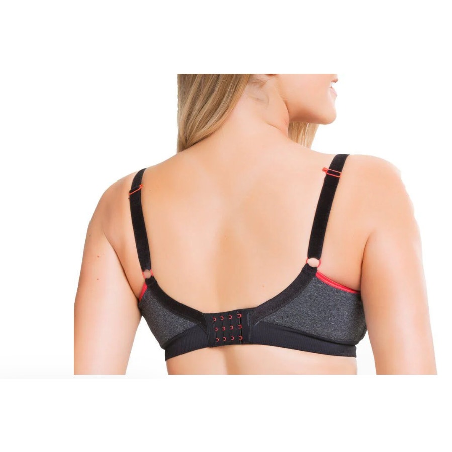 Sugar Candy Crush Fuller Bust Seamless small Wire-free Nursing Bra Charcoal NEW