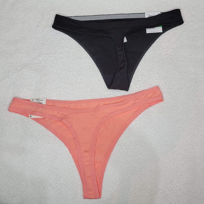 Charter Club/ Calving Klein Underwear Thong Panty 2 Pack Large NEW sissy