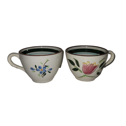 Stangl Pottery country Garden 2 Cups coffee tea Pair handles Replacement