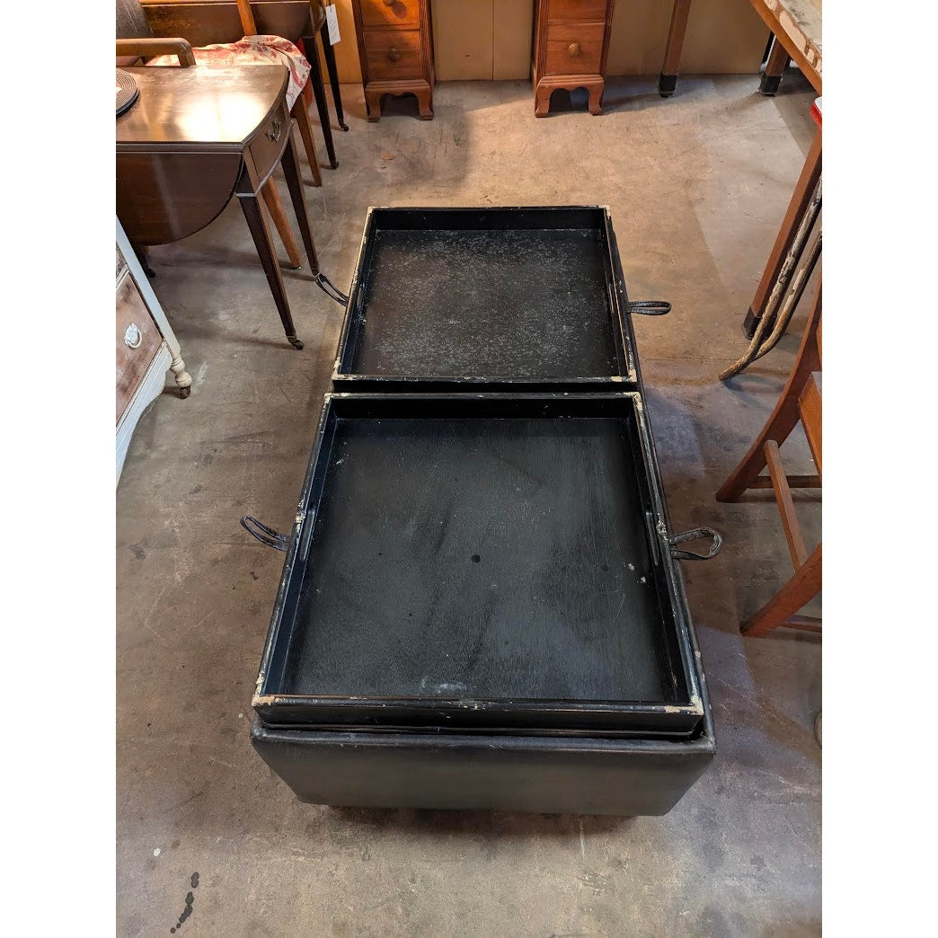 Secondhand Sandies: Cushioned Bench End of Bed trunk Storage Quilt Blanket