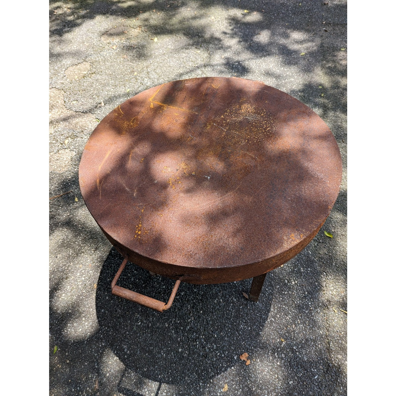 Secondhand Sandies : large outdoor steel pan fire propane cooking pan PAELLA