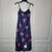 NEW All in Favor XS Womens Slip Dress Floral Blue Pink Cocktail