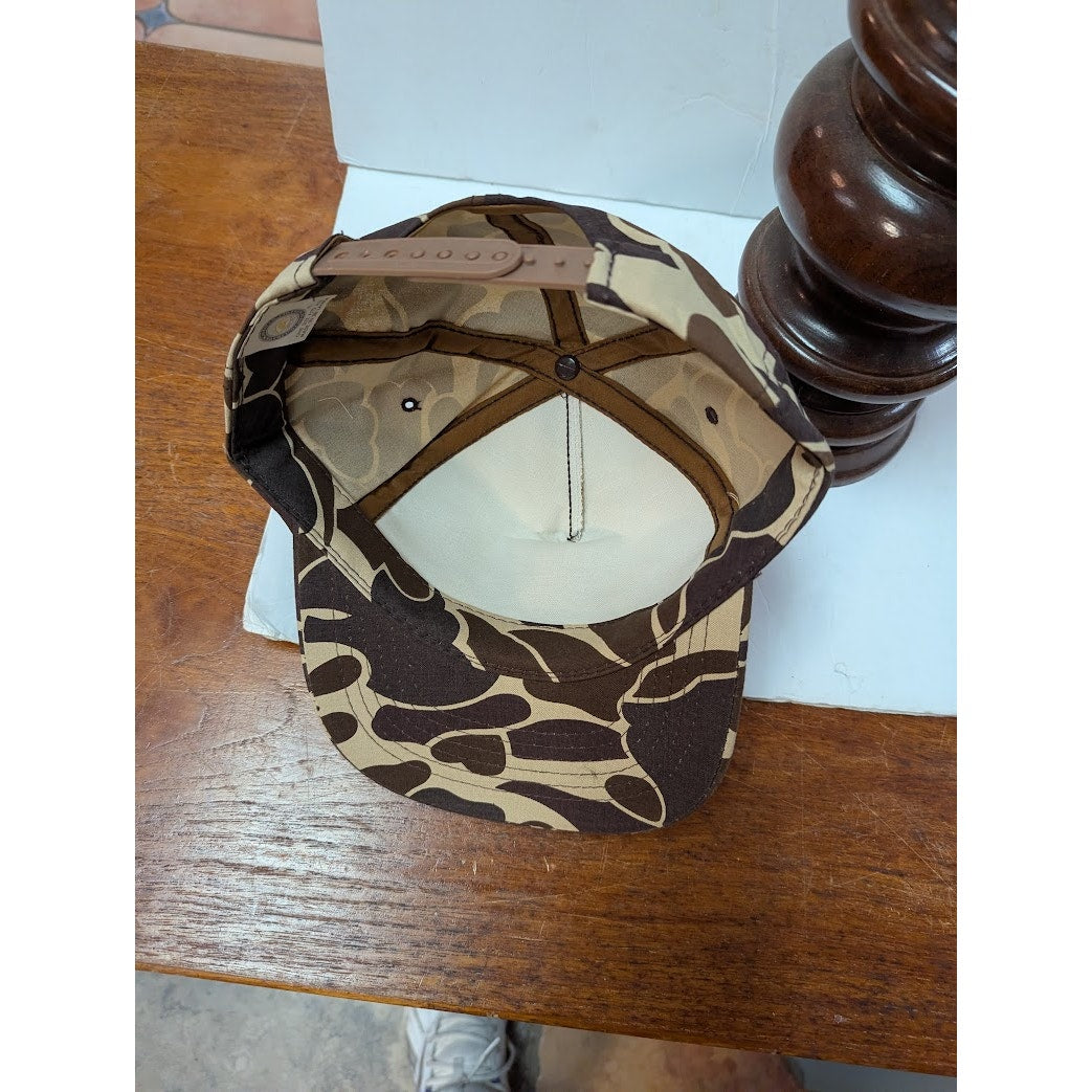 VINTAGE Camo Southside Mower Tallahassee Snap Back TRUCKER full fabric Hat  Cap