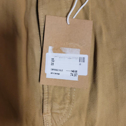 Reformation size 28" x  31" Flare bell bottom wheat jeans pants NEW