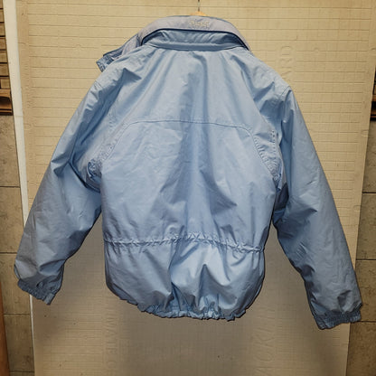 Marker Women's Light Blue Ski Jacket Snow Snowboard Coat Hood High Performance