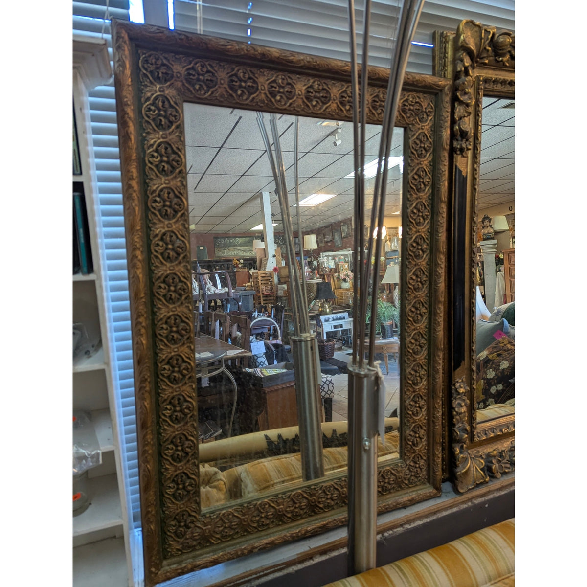 Secondhand Sandies: Ornate mirror 41" x 28" Gold