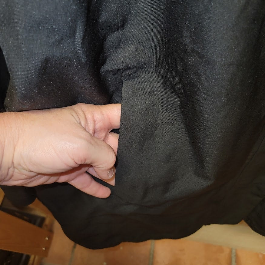 Swiss Tech 1X 16W-18W 3-in-1 Jacket Waterproof travel Coat Hooded Full Zip Black