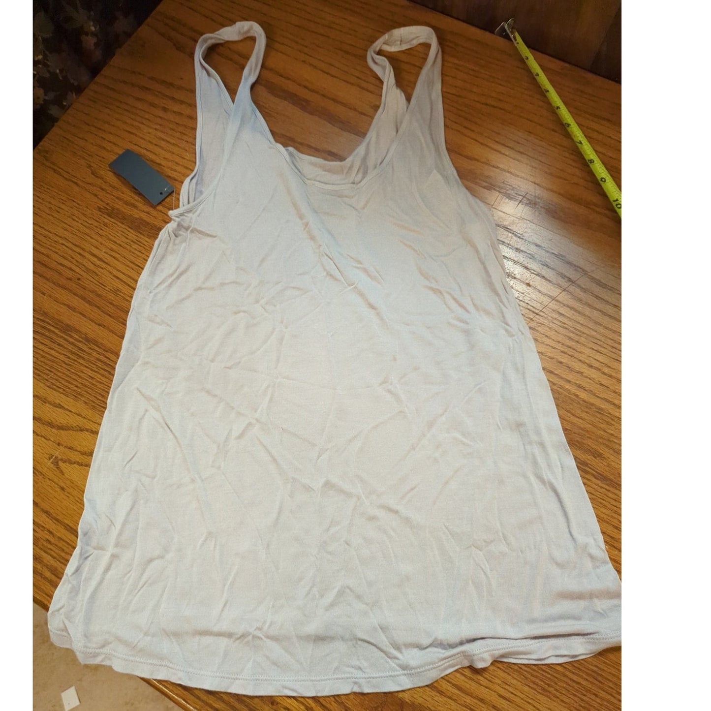 Natori Taupe Scoop Neck Lounge Tank Top Size Small NEW Activewear Casual