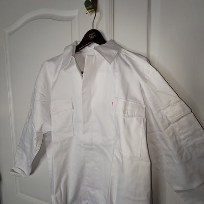 Sigcat White Utility Workwear Jacket Protective Lightweight Outerwear XXXL NEW