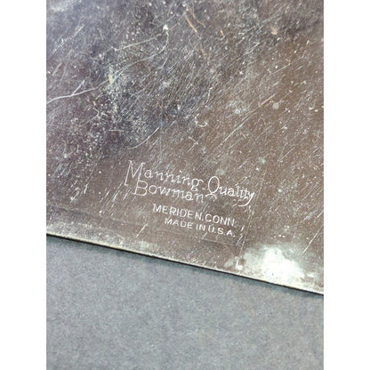 Vintage Manning Bowman Quality Butler Crumb Catcher Ash Pan Made in USA Chrome