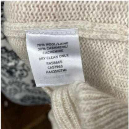 Halogen Cashmere Wool Long Sleeve Turtleneck Sweater Size XS Layering NEW $179
