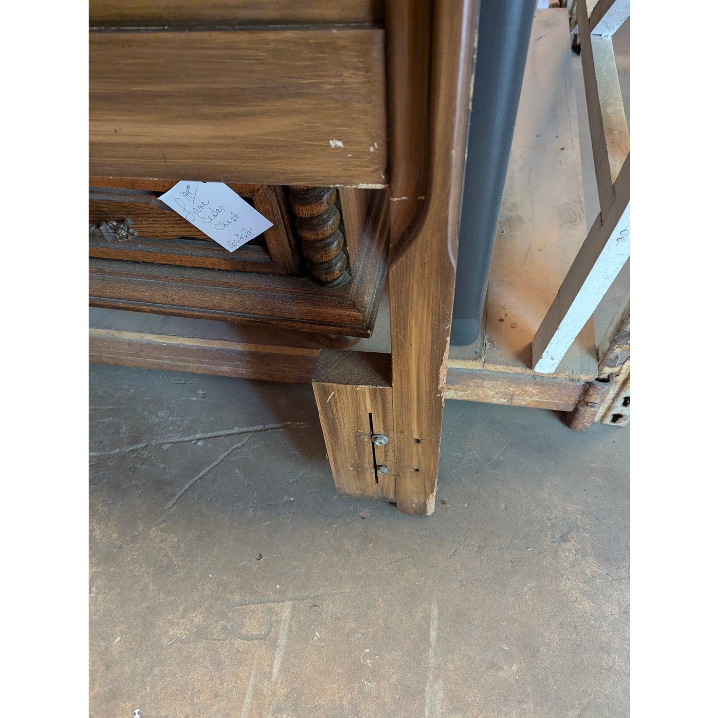 Secondhand Sandies: Twin French Headboard Painting Available