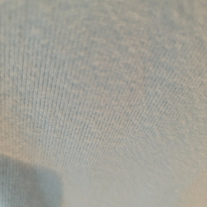 BP. new baby blue casual Blouse top short sleeve side slit textured Size Large