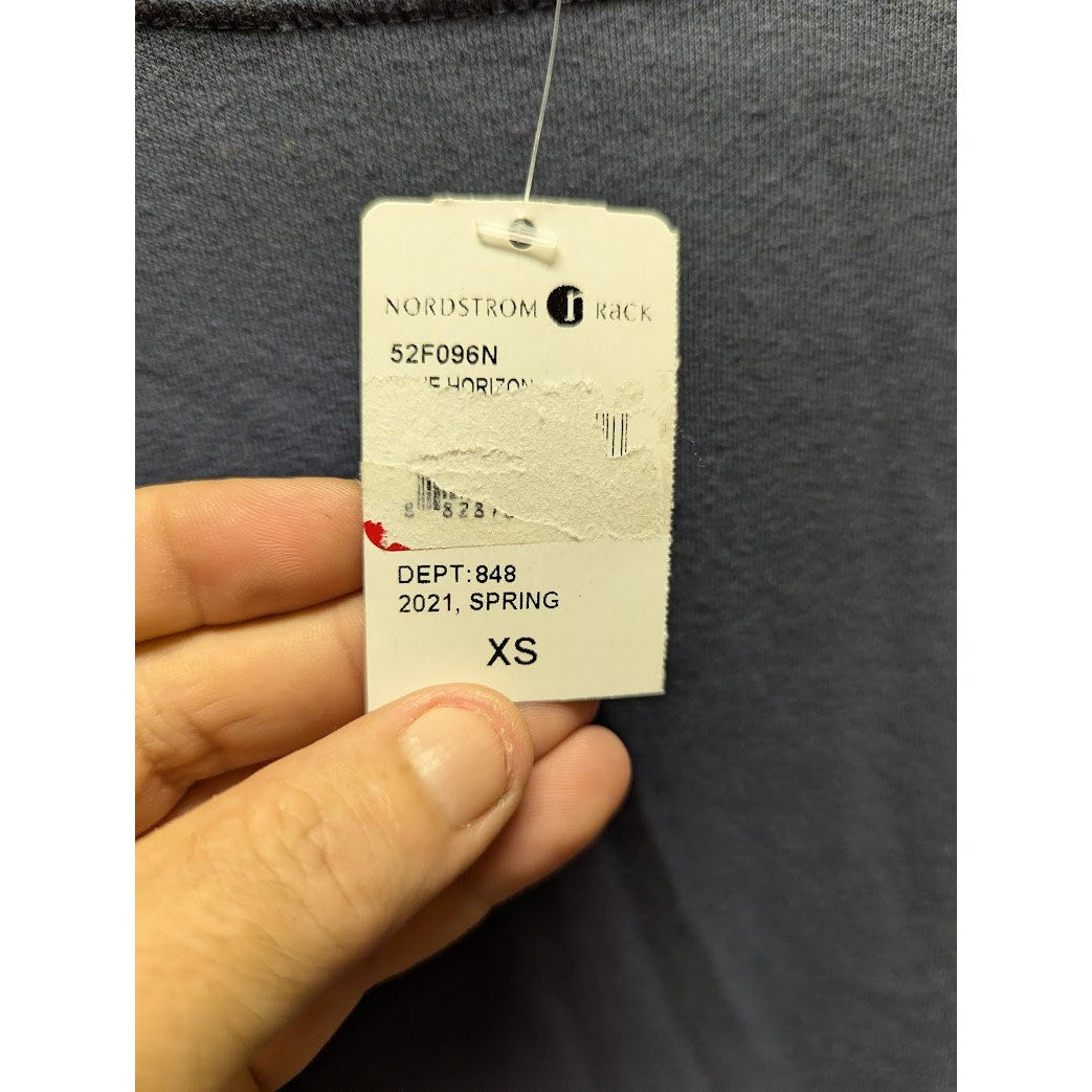 RDI size  XS sweatshirt blue horizon NEW scoop neck pullover NEW
