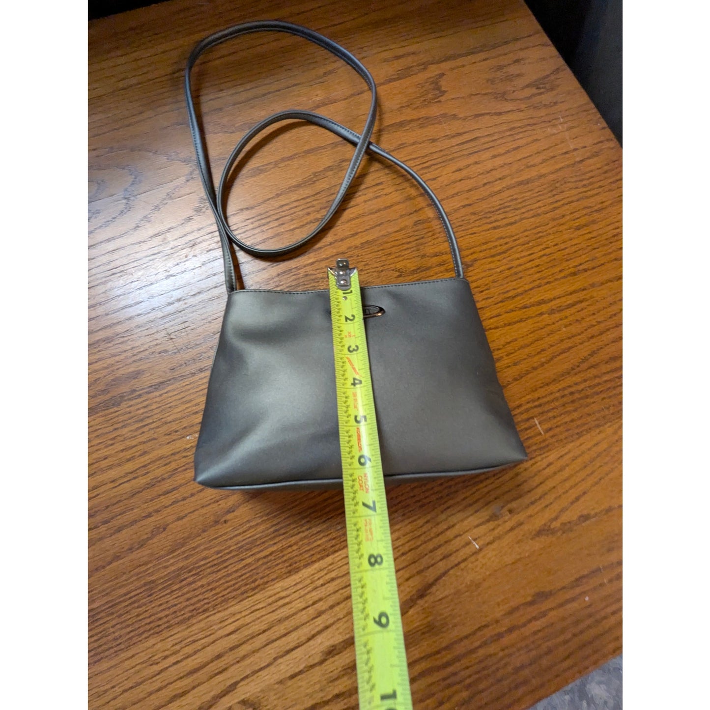 Vintage Esprit Gray Minimalist Small Crossbody Shoulder Bag
