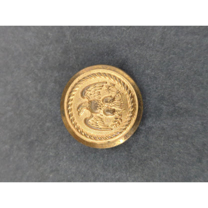 LOT N of 10 Antique Vintage Victorian Brass Mixed Materials Buttons ESTATE FIND