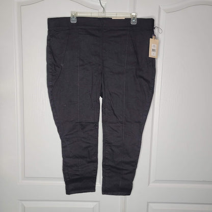 NYDJ Pull on Skinny Ankle Pintucks Size 22W women's PLUS Jeans Tambor