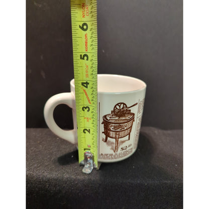 Sears Roebuck and Co Catalog Mug Cream Brown 1906 Advertising Americana