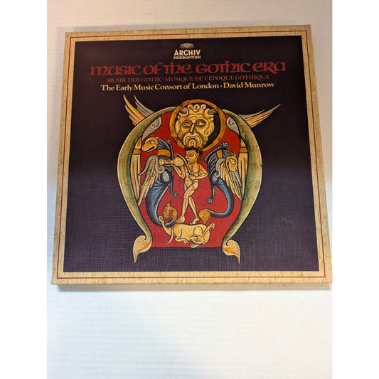 Vintage Music of the Gothic Era David Munrow Archiv Produktion 3-LP Box Set