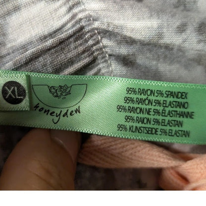 Honeydew Intimates Grey Leopard Print Lounge Pajama Pants Size XL Casual NEW