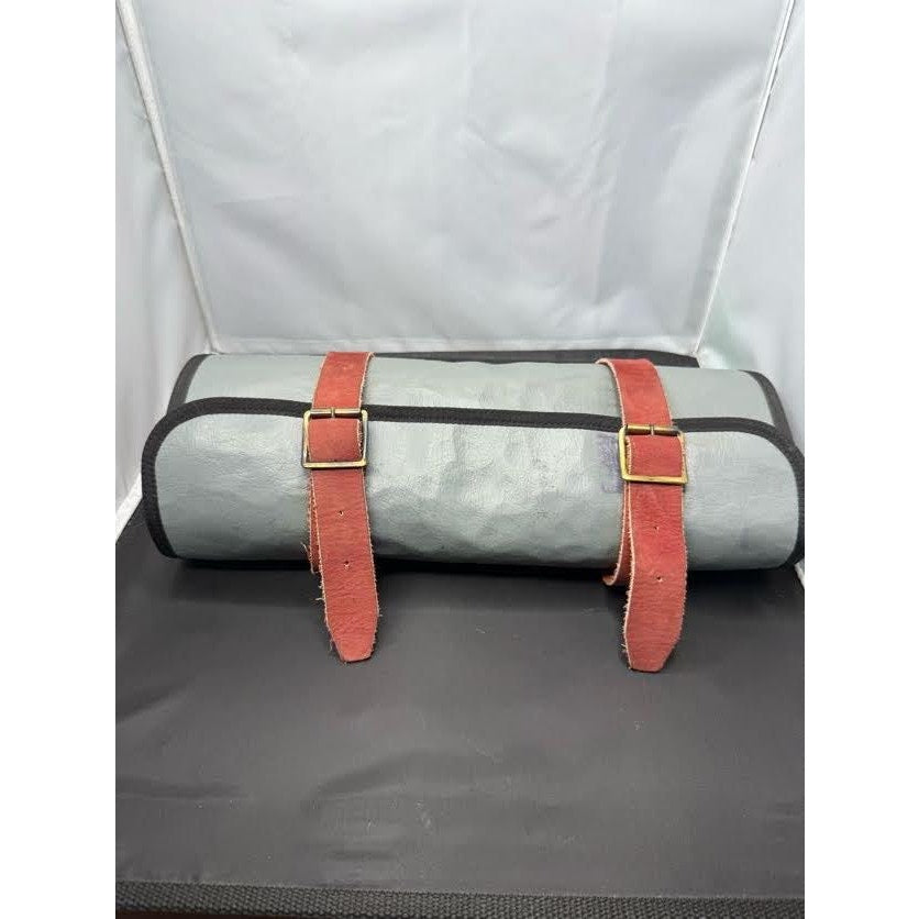 Custom made Knife Utility Roll bag holder Padded foldable 52 Slot Leather straps
