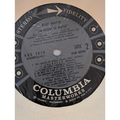 The Sound of Music Original Broadway Cast Columbia KOS 2020 Stereo 6-Eye LP