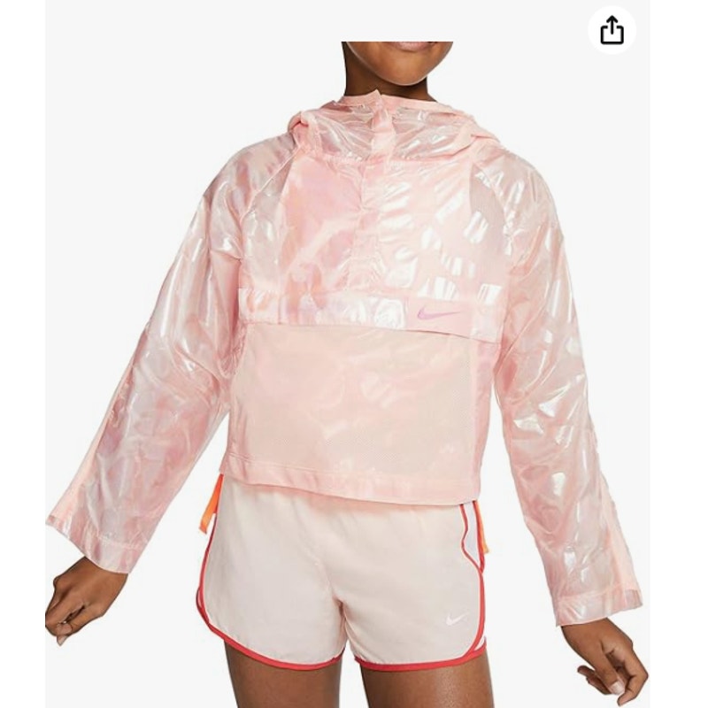 Nike Girls Sports Wear TECH Pack Hip Packet Jacket CK2737-664 Size XS pink