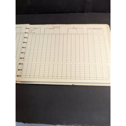 Vintage Dome Simplified Home Budget Book Spiral Bound Accounting Ledger Ephemera