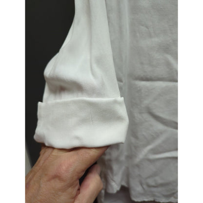 NWT Chelsea & Violet White Button Down Shirt Extra Small Classic Collar