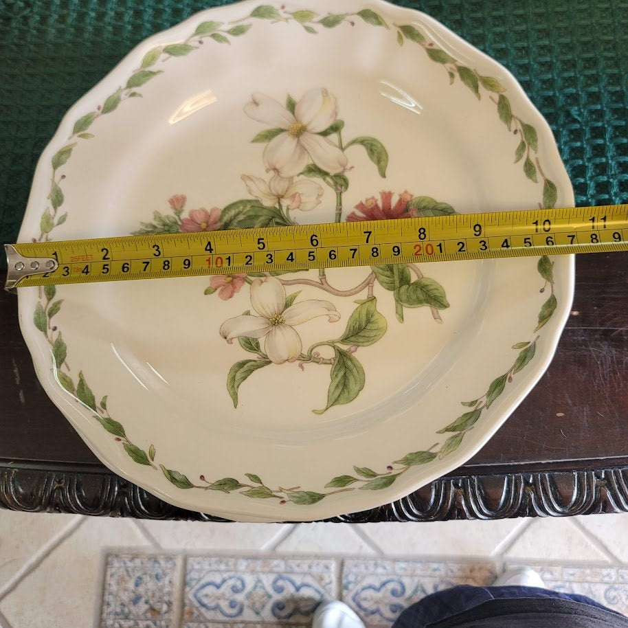 Dinner Plate 10 3/4" Casual Gourmet Garden Noritake #6 DOGWOOD DISCONTINUED