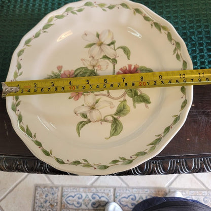 Dinner Plate 10 3/4" Casual Gourmet Garden Noritake #6 DOGWOOD DISCONTINUED