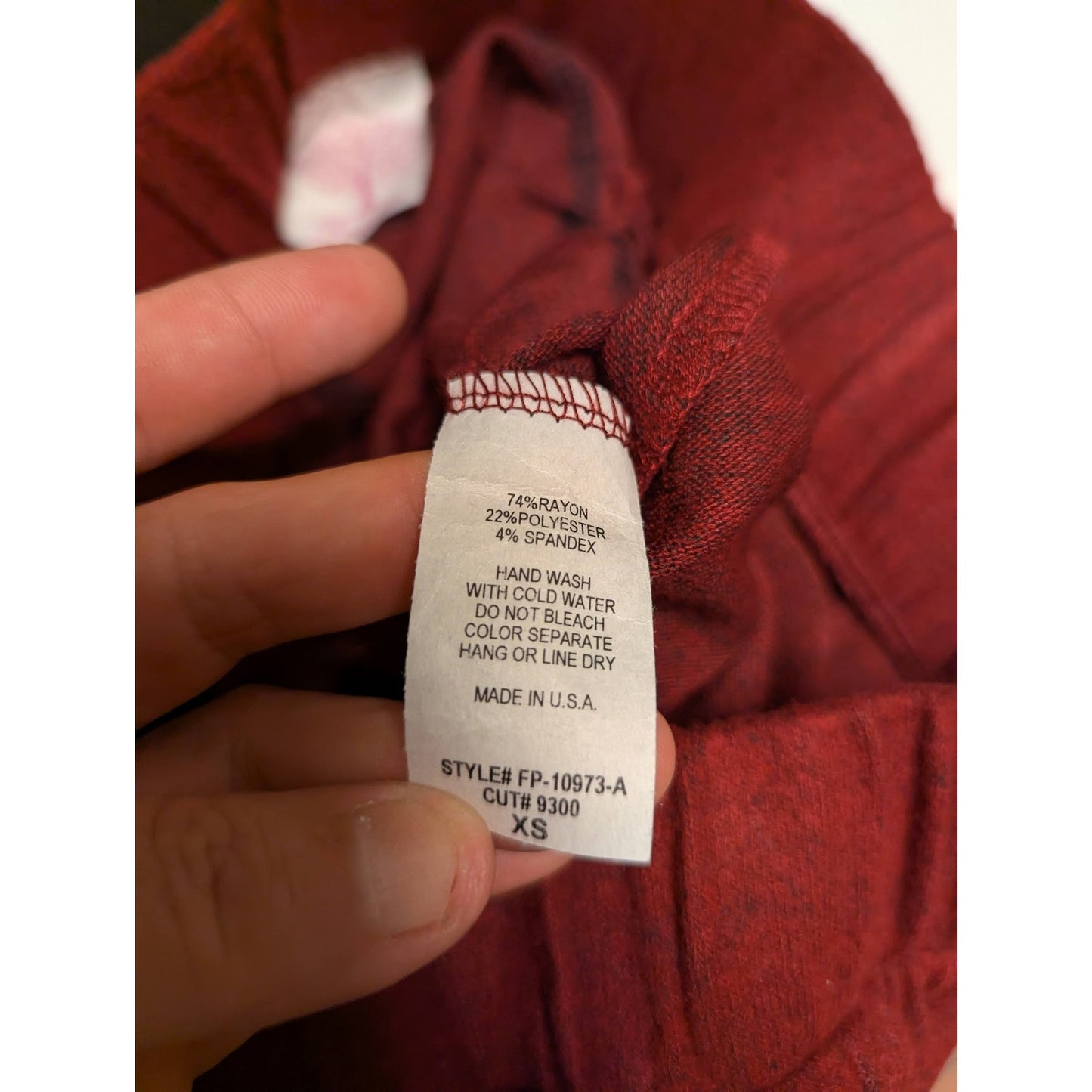 Freeloader Size XS burgundy jogger pants Hacci activewear sweats NEW