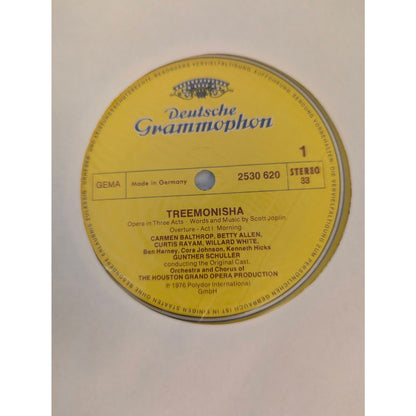 Scott Joplin Treemonisha Schuller Deutsche Grammophon 2707 083 Stereo 2-LP Set