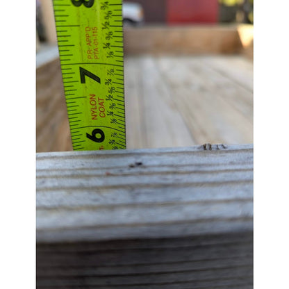 Secondhand Sandies: Wood low profile planter box