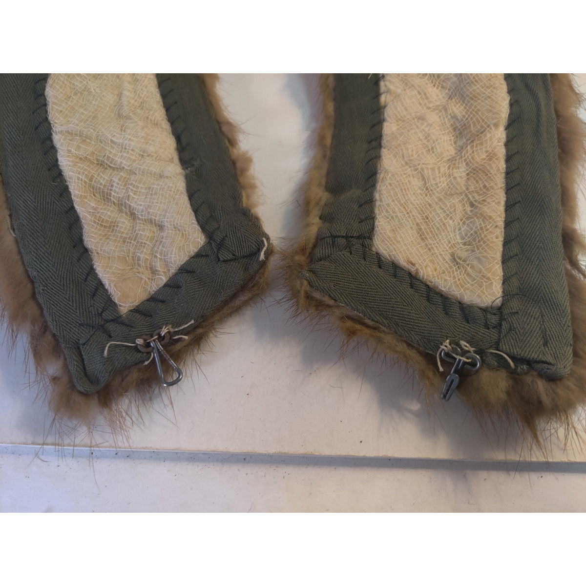 Vintage Real Fur Collar Wrap Stole Coat Collar Crafting Costume