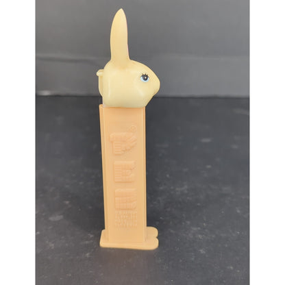 Vintage Rabbit Pez Dispenser Peach Stem Collectible Model D with Feet