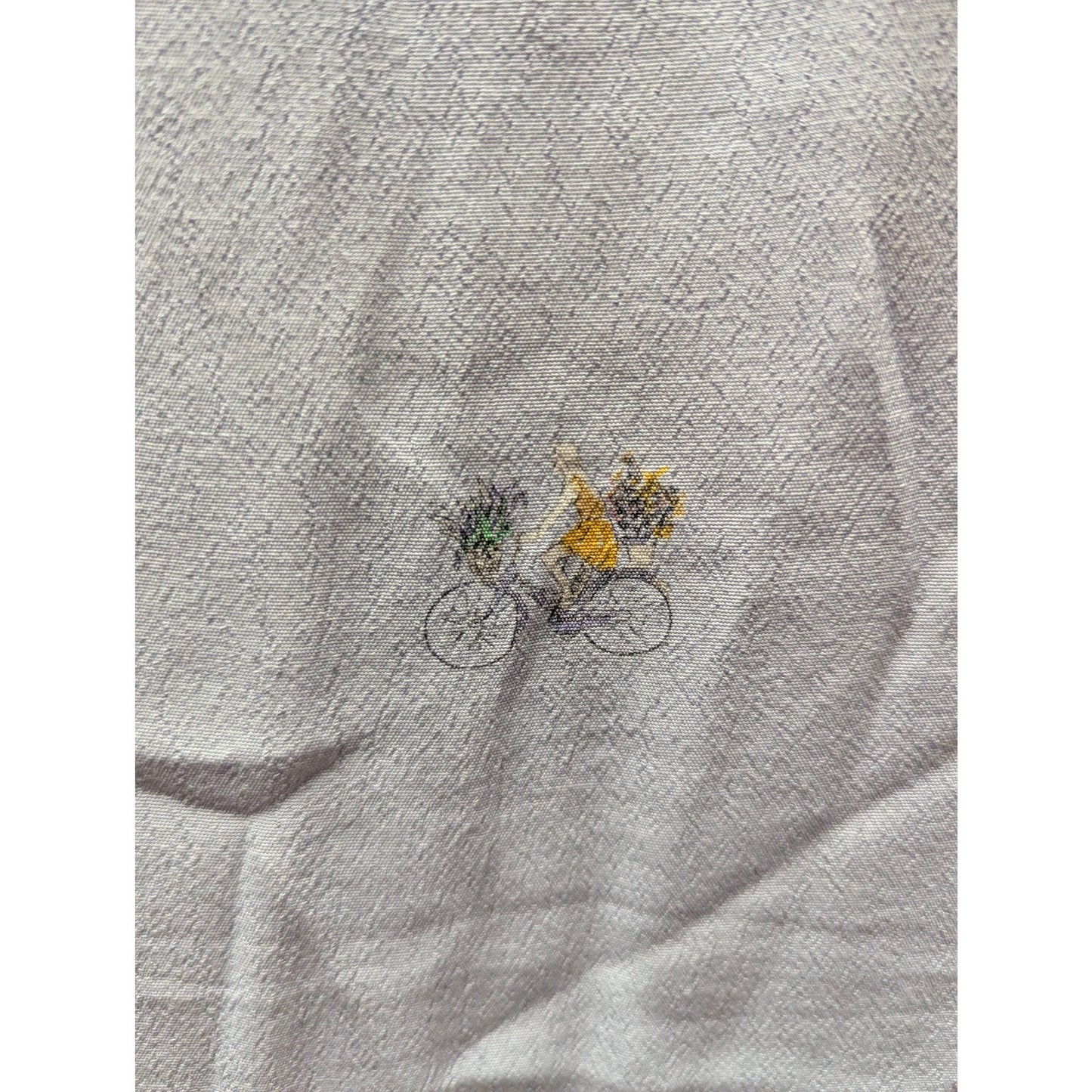 Joules Soraya Light Blue Bicycle Embroidered Three Quarter Sleeve Blouse Top 2