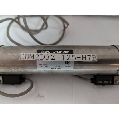 New SMC Pneumatic Cylinder CDM2D32-125-H7B Max Pressure 1.0 145 psi 10.2 kgf/cm