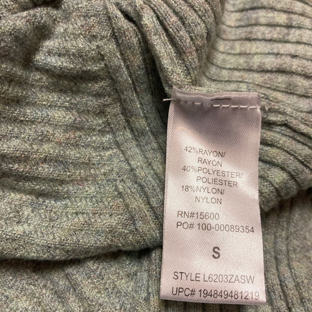 Wit & Wisdom Sweater Small Cactus Water Green NEW Hoodie Hi-Low Hem Oversize