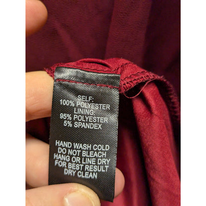 Lulus Wine Red V-Neck Spaghetti Strap Maxi Dress Size Medium New Formal Evening