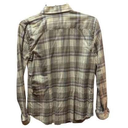 Lauren Ralph Lauren Plaid Button Down Shirt Crest Embroidered Preppy Class Small
