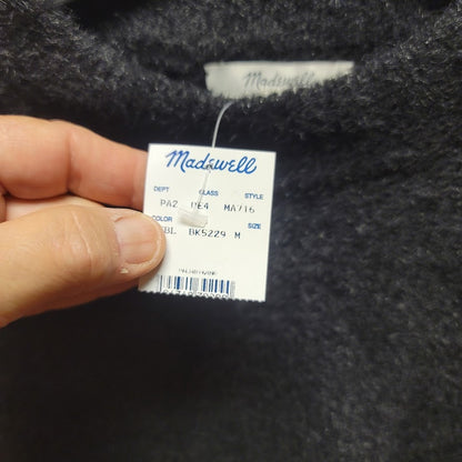 Madewell size Medium long sleeve sweater crew neck fuzzy
